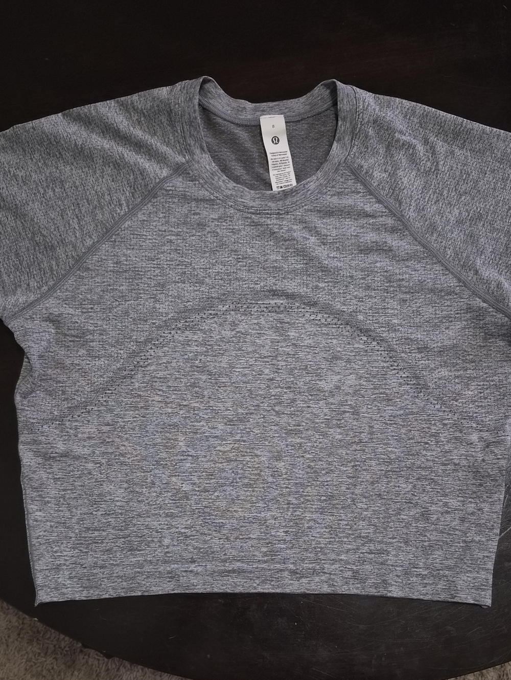 lululemon Swifly Tech Gray Crop Top